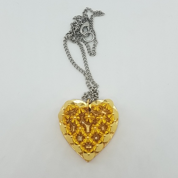 GASOLINE GLAMOUR Jewelry - Gold metal spike heart necklace new GASOLINE GLAMOUR Jewelry - Gold metal spike heart necklace new